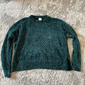 Crushed velvet sweater